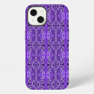 Purple Diamond-y Abstract Pattern iPhone 13 Case