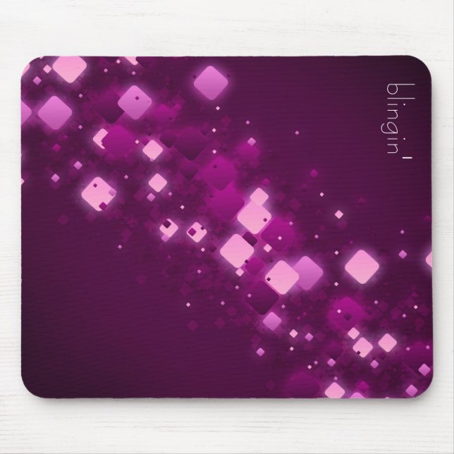 Purple Diamonds + blingin' mousepad (Front)
