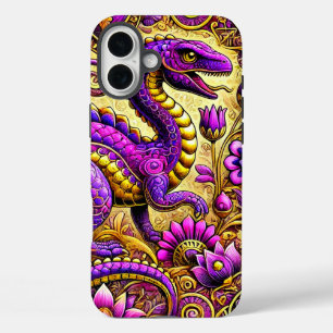 Purple Dinosaur Art Phone Case