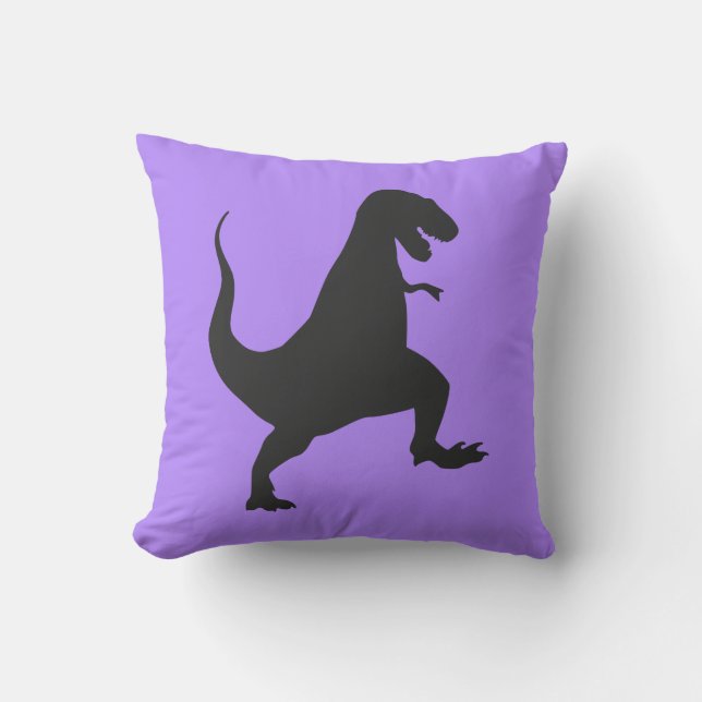 Purple Dinosaur Cushion (Front)
