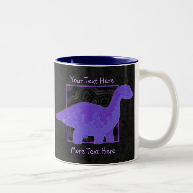 Purple Dinosaur Mug (Right)