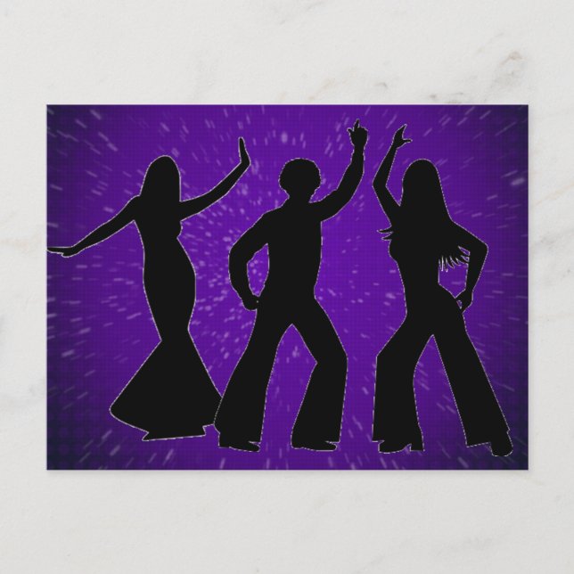 Purple Disco Postcard (Front)