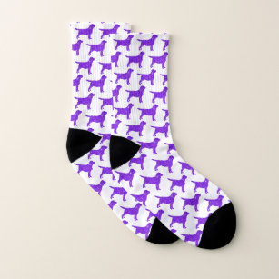 Purple Dog Labrador Retriever Socks