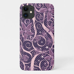 Purple Dot Flower iPhone 11 Case