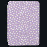 Purple Dots Animal Print Spots iPad Air Cover<br><div class="desc">Animal Print Dots – Pruple dalmatian spots.</div>