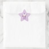 Purple Dots Roller Skate Birthday Star Stickers (Bag)