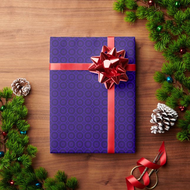 PURPLE DOTS WRAPPING PAPER (Holiday Gift)