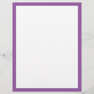 Purple Dotted Border