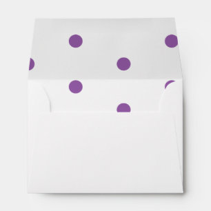Purple Dotted Envelope