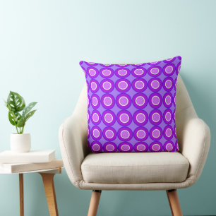 Purple Doughnuts With Filling On Lavender Cushion