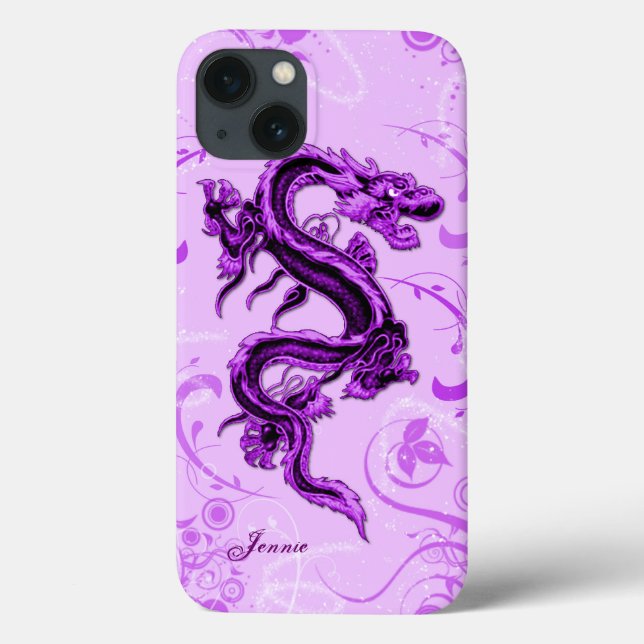 Purple Dragon Custom iPhone 7 Case (Back)
