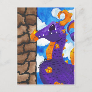 Purple Dragon Postcard