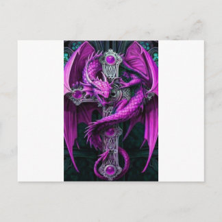 Purple Dragon Postcard