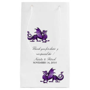 Purple Dragon Wedding Gift Bag