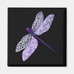 Purple Dragonfly Magnet