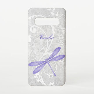 Purple Dragonfly Personalise Samsung Galaxy Case
