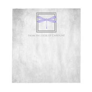 Purple Dragonfly Personalised Notepad