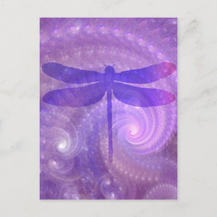 Purple Dragonfly Postcard