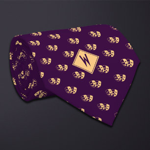 Purple Drama Teacher Actor Tie