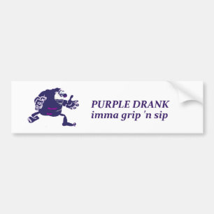 Purple Drank Bumper Sticker