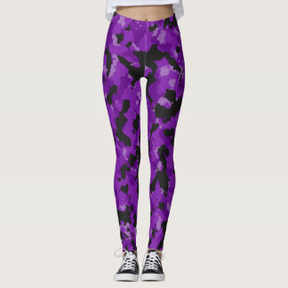 Purple Drank Camo Leggings