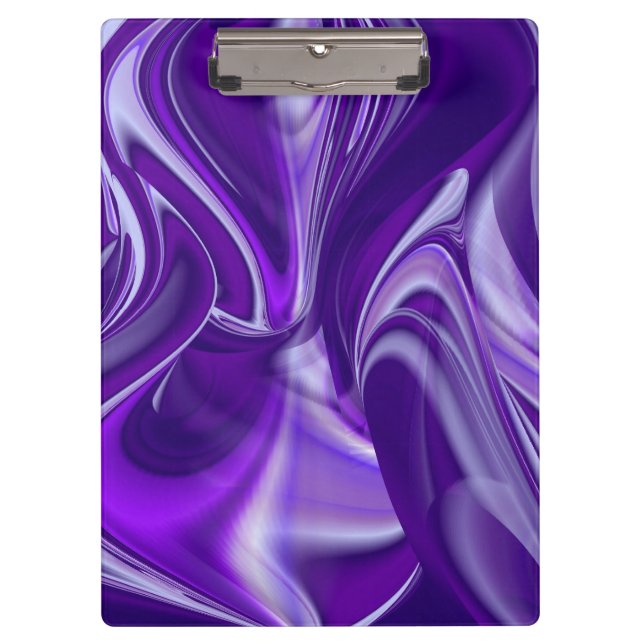 Purple Dream , Abstract Fantasy Rainbow-Art Clipboard (Front)