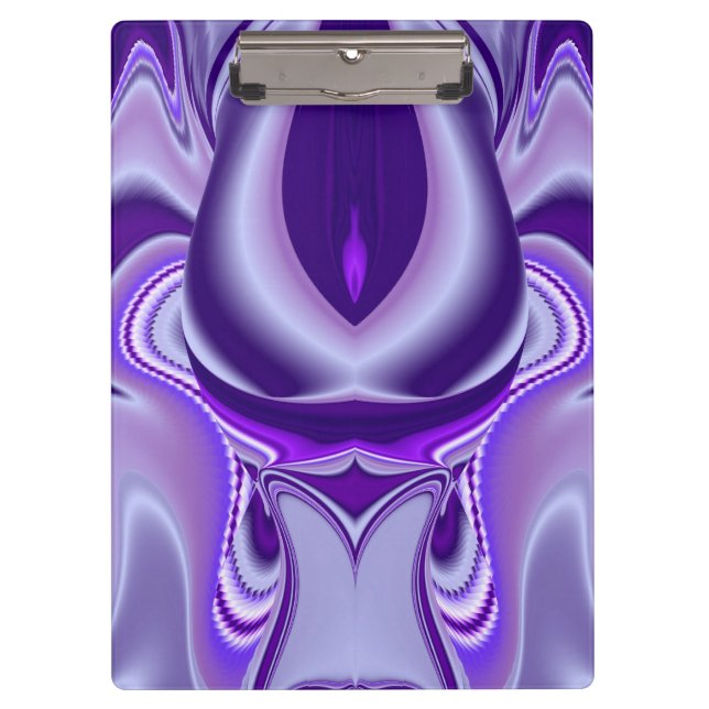 Purple Dream , Abstract Fantasy Rainbow-Art Clipboard (Front)