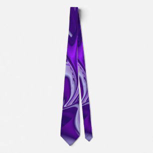 Purple Dream , Abstract Fantasy Rainbow-Art Tie