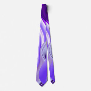 Purple Dream , Abstract Fantasy Rainbow-Art Tie
