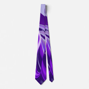 Purple Dream , Abstract Fantasy Rainbow-Art Tie