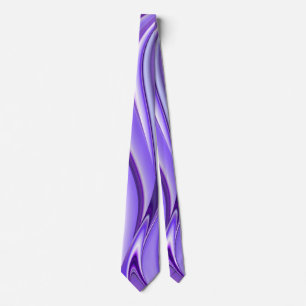 Purple Dream , Abstract Fantasy Rainbow-Art Tie