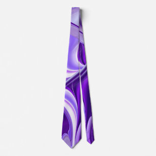 Purple Dream , Abstract Fantasy Rainbow-Art Tie