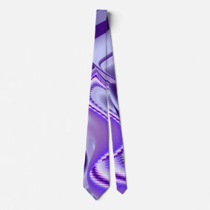 Purple Dream , Abstract Fantasy Rainbow-Art Tie