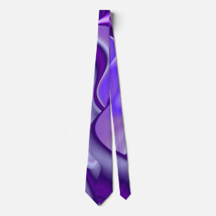 Purple Dream , Abstract Fantasy Rainbow-Art Tie
