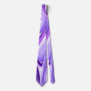 Purple Dream , Abstract Fantasy Rainbow-Art Tie