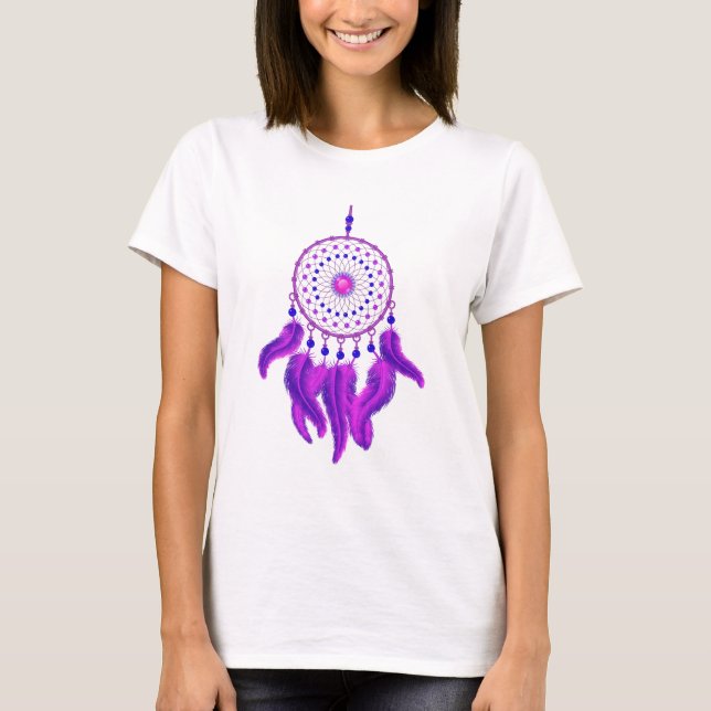 Purple Dream Catcher T-Shirt (Front)