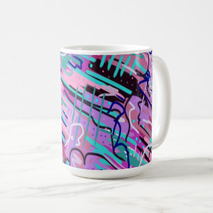 Purple Dream Expressive Abstract  Coffee Mug
