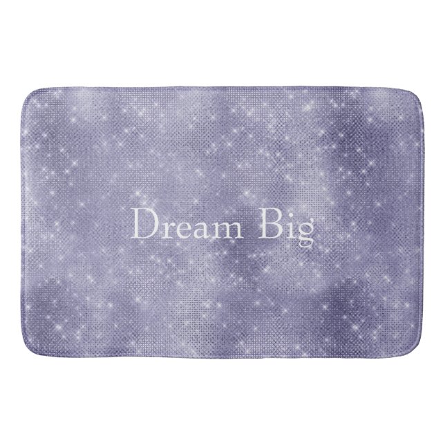 Purple Dream Sparkle Bath Mat (Front)