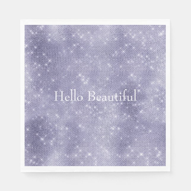 Purple Dream Sparkle Napkin (Front)