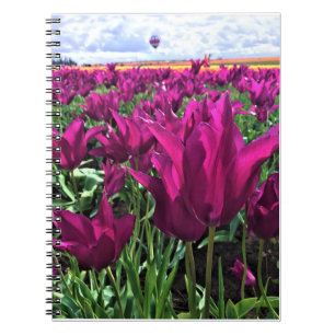 Purple Dream Tulips Notebook
