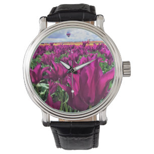 Purple Dream Tulips Watch