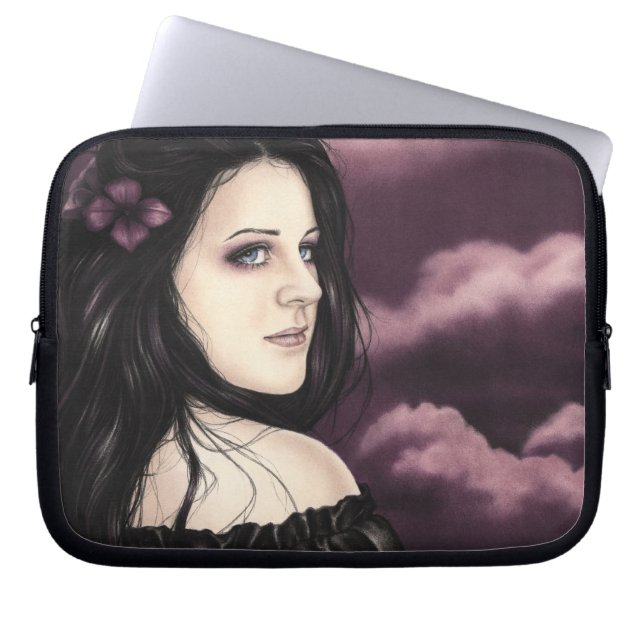 Purple Dreamland Laptop Sleeve (Front)
