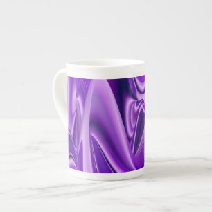 Purple Dreams , Abstract Fantasy Rainbow-Art Bone China Mug