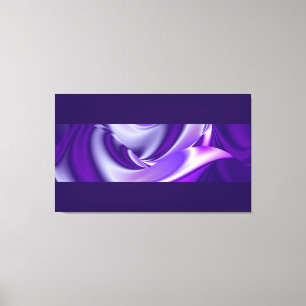 Purple Dreams, Abstract Fantasy Rainbow Art Canvas Print