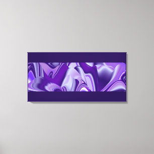 Purple Dreams, Abstract Fantasy Rainbow Art Canvas Print