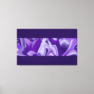 Purple Dreams, Abstract Fantasy Rainbow Art Canvas Print