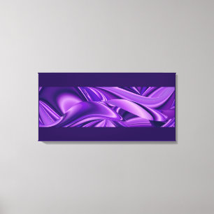Purple Dreams, Abstract Fantasy Rainbow Art Canvas Print