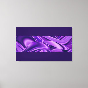 Purple Dreams, Abstract Fantasy Rainbow Art Canvas Print