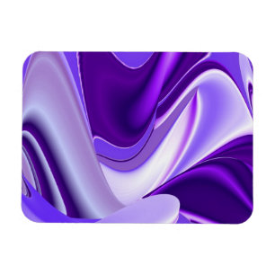 Purple Dreams , Abstract Fantasy Rainbow-Art Magnet