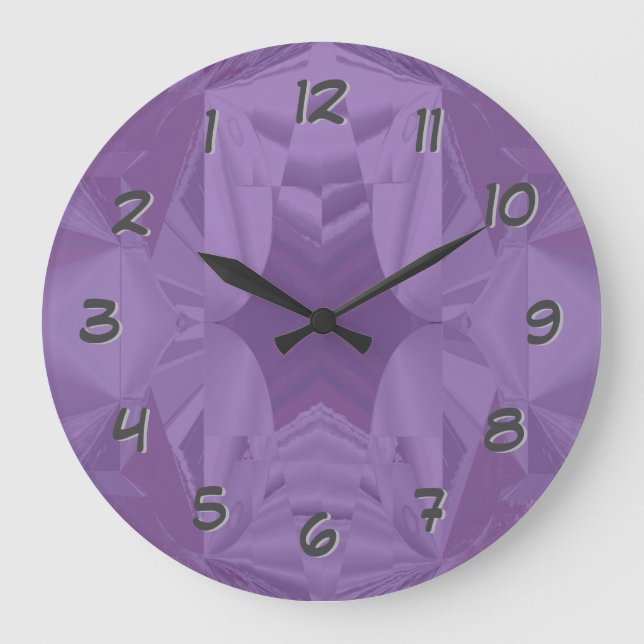 Purple Dreams-Backward Clock for Unusual People (Front)